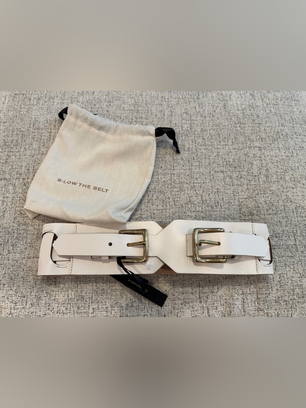 B-Low The Belt Wide Leather Waist Belt Size: S $145
